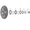 Pignone Shimano per CS-M8100 14T.