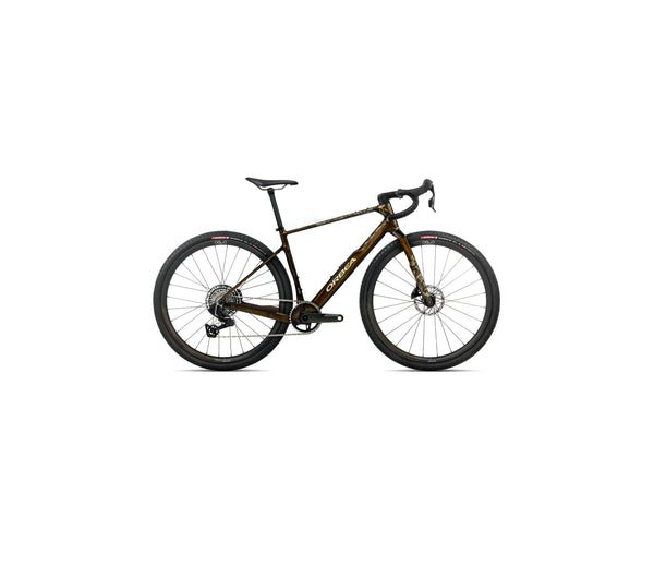 Orbea Terra M21eTEAM 1X caramello carbonio vista 2026